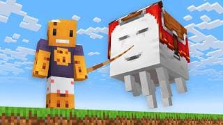 i saved the happy ghast in survival minecraft